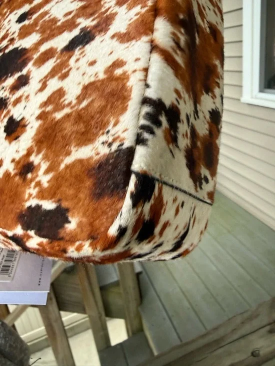 NWT RARE Kurt Geiger Calf Hair Cow Print Green Hobo Leather Bag - Picture 11 of 13